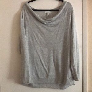 Light gray lightweight sweater